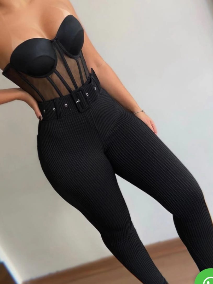 CALÇA CINTO CANELADO - Image 2